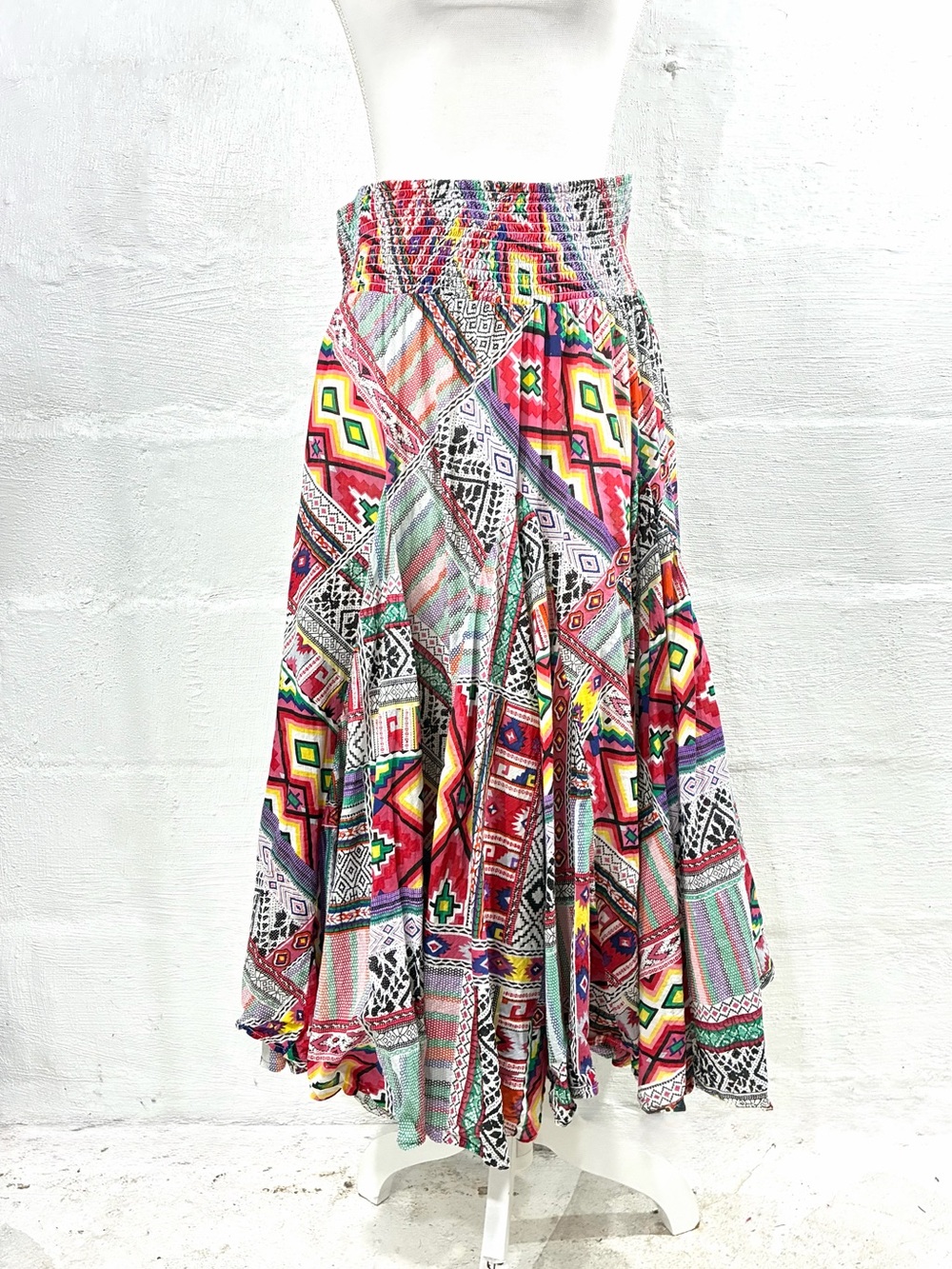 CHELSEA & THEODORE ABSTRACT SKIRT